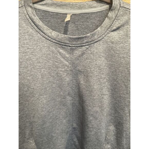 MTA Sport Long Sleeve Crop Top Women's Active Blue Top Size Large‎ - Picture 2 of 4